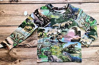Detské oblečenie - Tričko dinosaurus - 16039048_