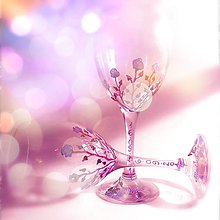 Nádoby - Svadobné poháre “Ruže” - 16042640_