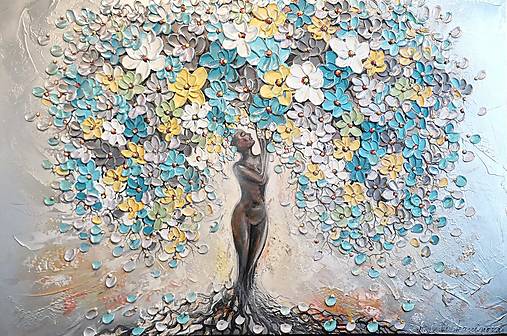 Obrazy - ,, Sila ženy,, 120x80 - 16040285_