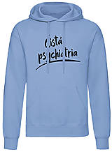 Pánske oblečenie - Čistá psychiatria mikina pánske (L - Modrá) - 16041875_