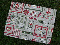 Úžitkový textil - Prestieranie Poniklec patchwork - 16045405_