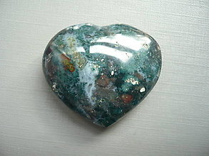 Minerály - Srdíčko - jaspis oceán 37 mm, č.34f - 16044814_