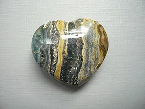Minerály - Srdíčko - jaspis oceán 33 mm, č.44f - 16044848_