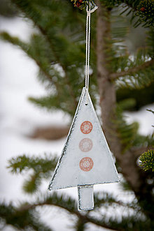 Dekorácie - Vianočná ozdoba - stromček - 16043513_