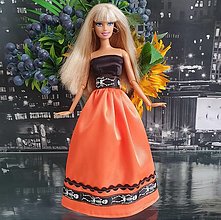 Hračky - Halloweenske šaty pre Barbie - 16046635_