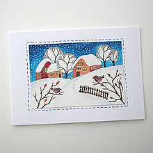 Papiernictvo - Vianočná pohľadnica 170 - 16046340_
