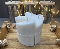 Sviečky - Sviečky z palmového vosku na adventný veniec - 16047712_