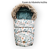 Detský textil - Fusak na zimu Čajové ružičky - 16050403_