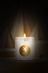 Sviečky - Vianočná rozprávka - Jablko + škorica - 16051289_