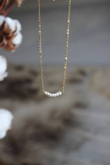 Náhrdelníky - minimalistický náhrdelník riečne perly - 16051158_