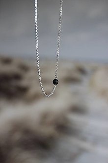Náhrdelníky - minimalistický náhrdelník turmalín - 16051352_
