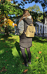 Batohy - Vanessa backpack zlatá s broušeným efektem - 16050053_