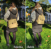 Batohy - Vanessa backpack zlatá s broušeným efektem - 16050056_