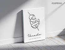 Grafika - Naše bábätko - personalizovaný plagát (OBRAZ 30x40cm) - 16049413_