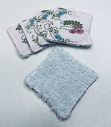 Úžitkový textil - Odličovacie tampóny (Ružová) - 16048949_