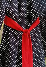 Tehotenské oblečenie - Čierny plášť oversized s bielymi bodkami (nielen) pre tehotné, dojčiace a nosiace mamky - 16048664_