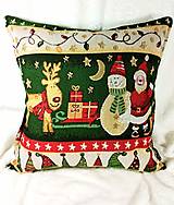 Úžitkový textil - Obliečka na vianočný vankúš Mikuláš - 16053571_