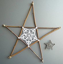 Dekorácie - Rustikálne hviezdy (Hviezda III) - 16054500_