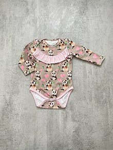 Detské oblečenie - Body panda 74 - 16053033_