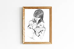 Kresby - Birth poster - novorodenecký plagát - 16055136_
