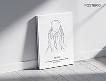 Grafika - Narodenie bábätka - personalizovaný plagát - 16052780_