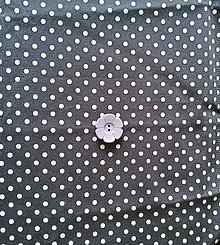 Tehotenské oblečenie - Čierny plášť oversized s bielymi bodkami (nielen) pre tehotné, dojčiace a nosiace mamky (Fialová) - 16053369_