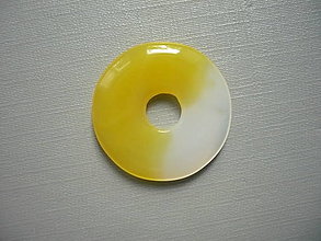 Minerály - Donut kulatý - achát 25 mm, č.12f - 16056290_