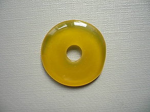 Minerály - Donut kulatý - achát 25 mm, č.29f - 16056407_