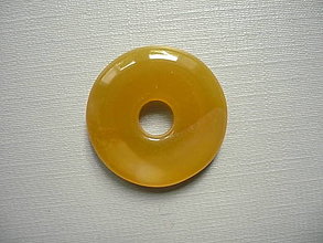 Minerály - Donut kulatý - achát 25 mm, č.37f - 16056480_