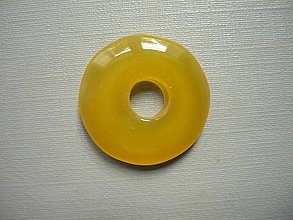 Minerály - Donut kulatý - achát 25 mm, č.42f - 16056488_