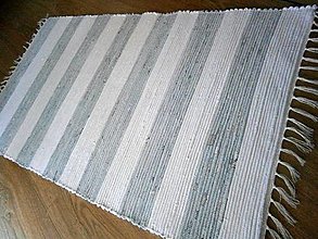 Úžitkový textil - tkany koberec pasikavy - 16058440_
