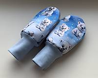 Detské doplnky - Softshellové rukavice-medvedík - 16059043_