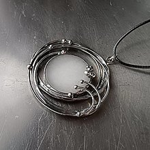 Náhrdelníky - Alone - náhrdelník (achát) - 16057503_