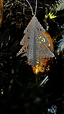 Dekorácie - Vianočná dekorácia, čipka BATTENBERG - 16058720_