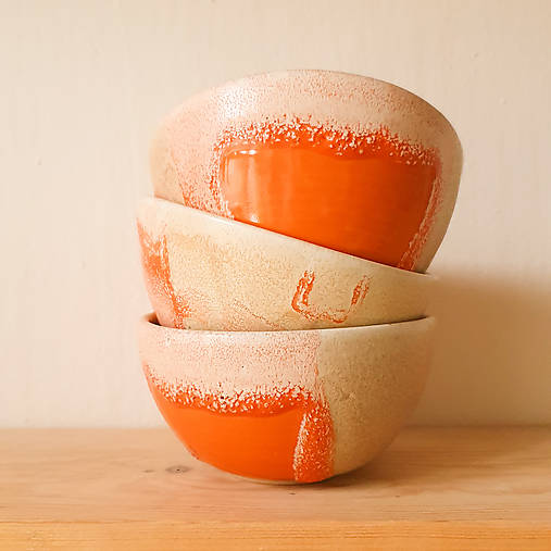 Nádoby - miska z kolekcie "Odtiene jesene " - 16058958_