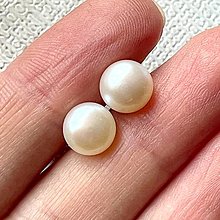 Náušnice - Freshwater Pearls AG925 Stud Earrings / Puzetové náušnice so sladkovodnými perlami A101 - 16062468_
