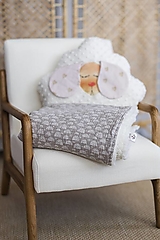 Detský textil - Hrejivá huňatá dečka - 16060975_