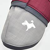 Pre zvieratá - Sivo bordová zimná vesta pre psa DOLLY - 16066869_