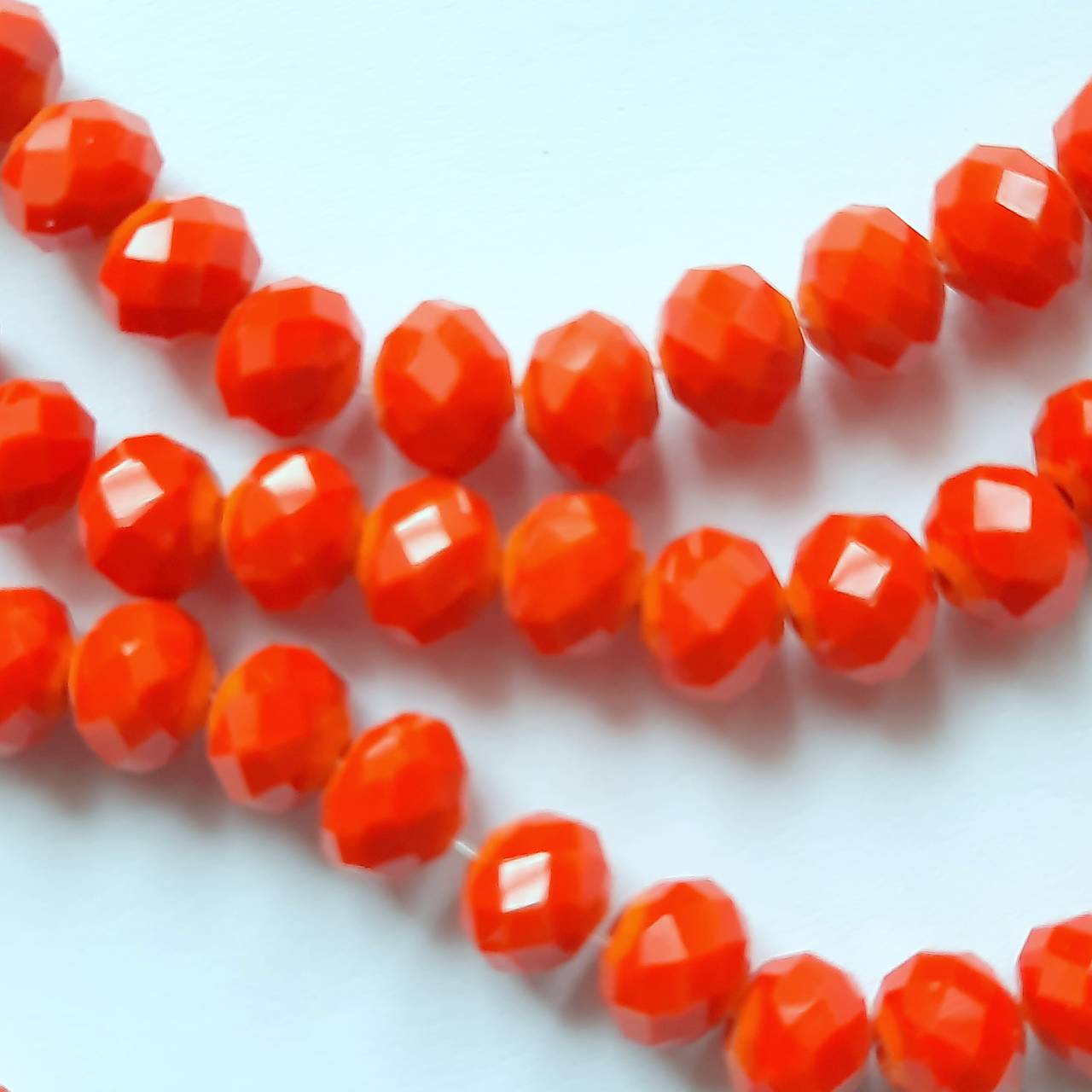 Sklenená rondelka 8x6mm-1ks