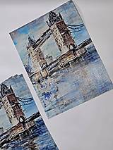 Grafika - Tower bridge, London (print limitovanej edície) - 16066880_