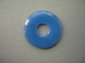 Minerály - Donut kulatý - achát 25 mm, č.7f - 16066511_