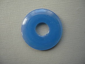 Minerály - Donut kulatý - achát 25 mm, č.10f - 16066517_