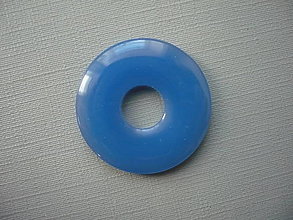 Minerály - Donut kulatý - achát 25 mm, č.28f - 16066592_