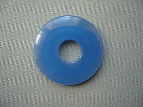 Minerály - Donut kulatý - achát 25 mm, č.31f - 16066620_