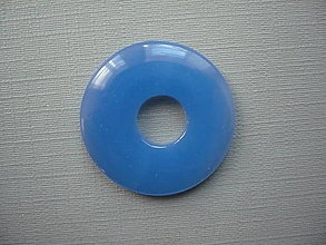 Minerály - Donut kulatý - achát 25 mm, č.37f - 16066655_