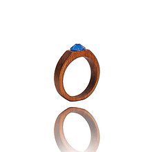 Prstene - Prsteň PLUM BLUE - 16067314_