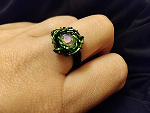 Iné šperky - Zelené hniezdočko2 - 16071656_