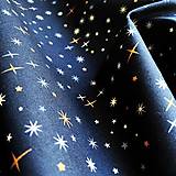 Textil - nočné hviezdy, 100 % bavlna Francúzsko, šírka 140 cm - 16069474_