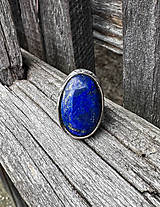 Prstene - Lapis lazuli - prsteň - 16069518_