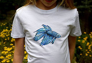 Detské oblečenie - detské tričko rybička - 16070064_